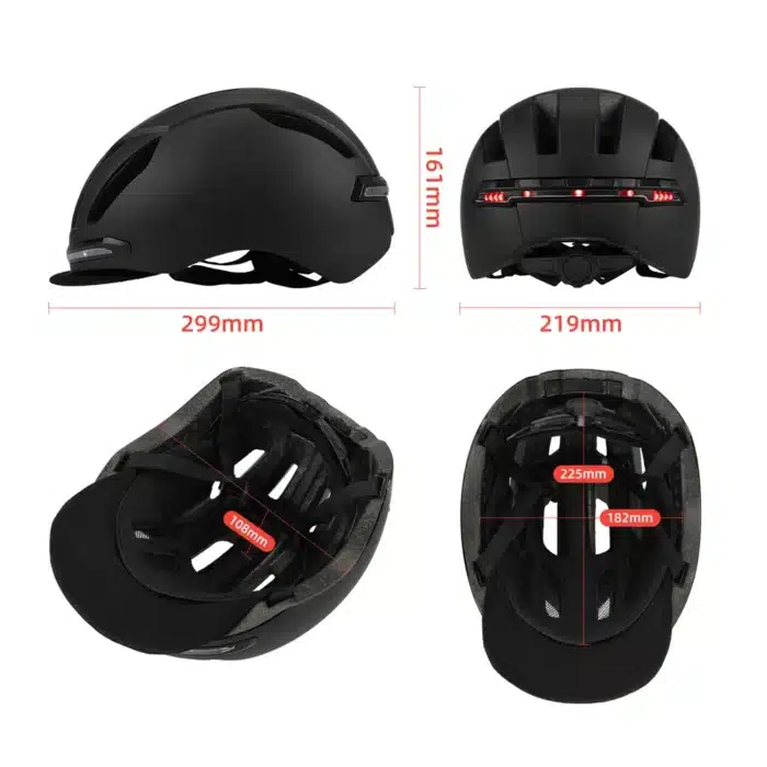 casque vélo clignotant intégré 3