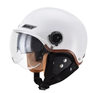 Casque de sécurité pour véhicule électrique pour femme, protection solaire, moto, universel, toutes saisons, été 1