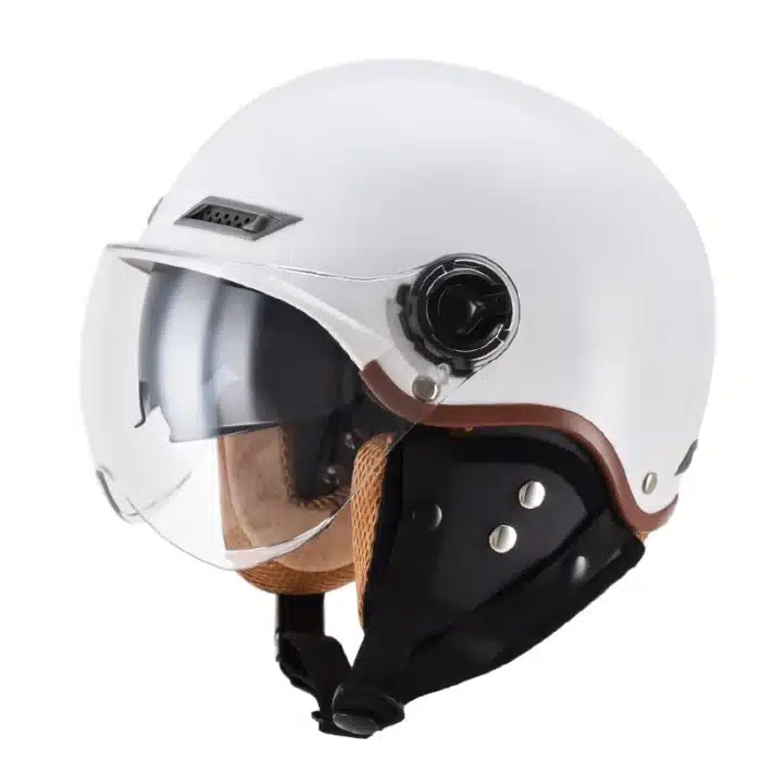 Casque de sécurité pour véhicule électrique pour femme, protection solaire, moto, universel, toutes saisons, été 1