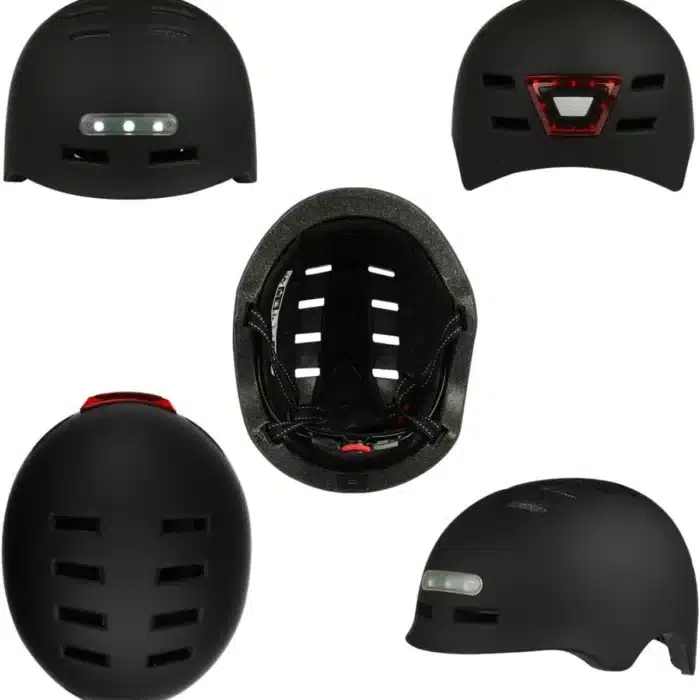 Casque vélo bol avec lumières intégrées 3