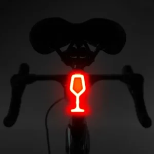 Lumière vélo verre de vin 2