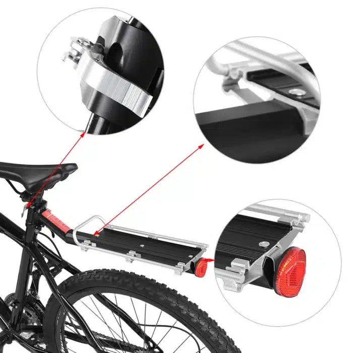 Porte bagage pour vtt suspendu 4