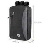 Coffre porte bagage vélo​ 2 en 1 convertible sac bandoulière 7