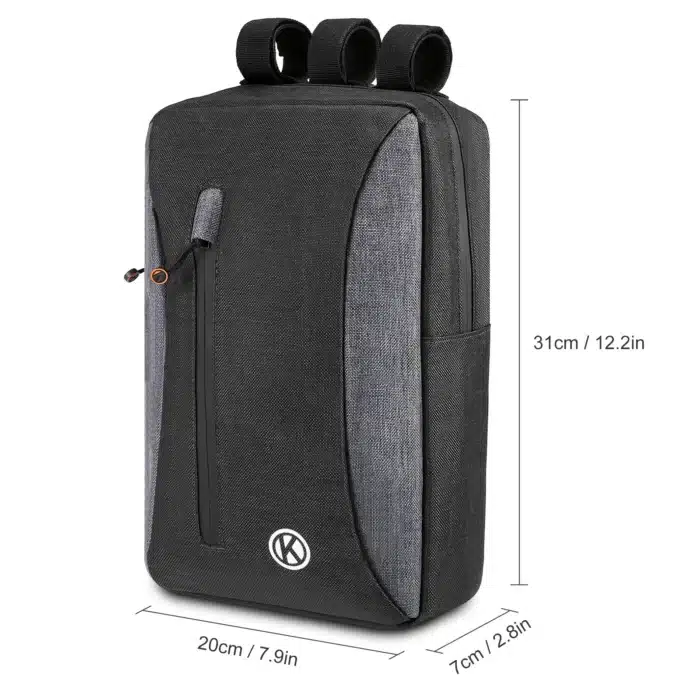 Coffre porte bagage vélo​ 2 en 1 convertible sac bandoulière 7