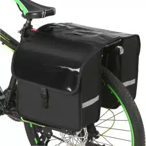 Double sacoche vélo porte bagage arrière 1