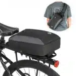 Coffre porte bagage vélo​ 2 en 1 convertible sac bandoulière 1